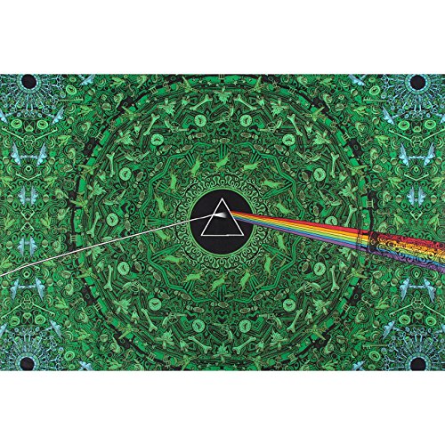 Sunshine Joy Pink Floyd The Dark Side Of The Moon Tapestry Lyrics Green 60x90 Inches