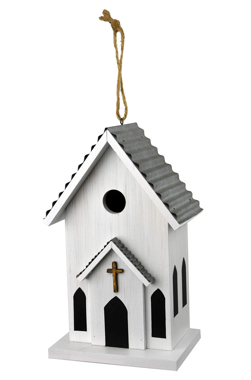 Red Carpet Studios 40847 Wild Bird House, White Church