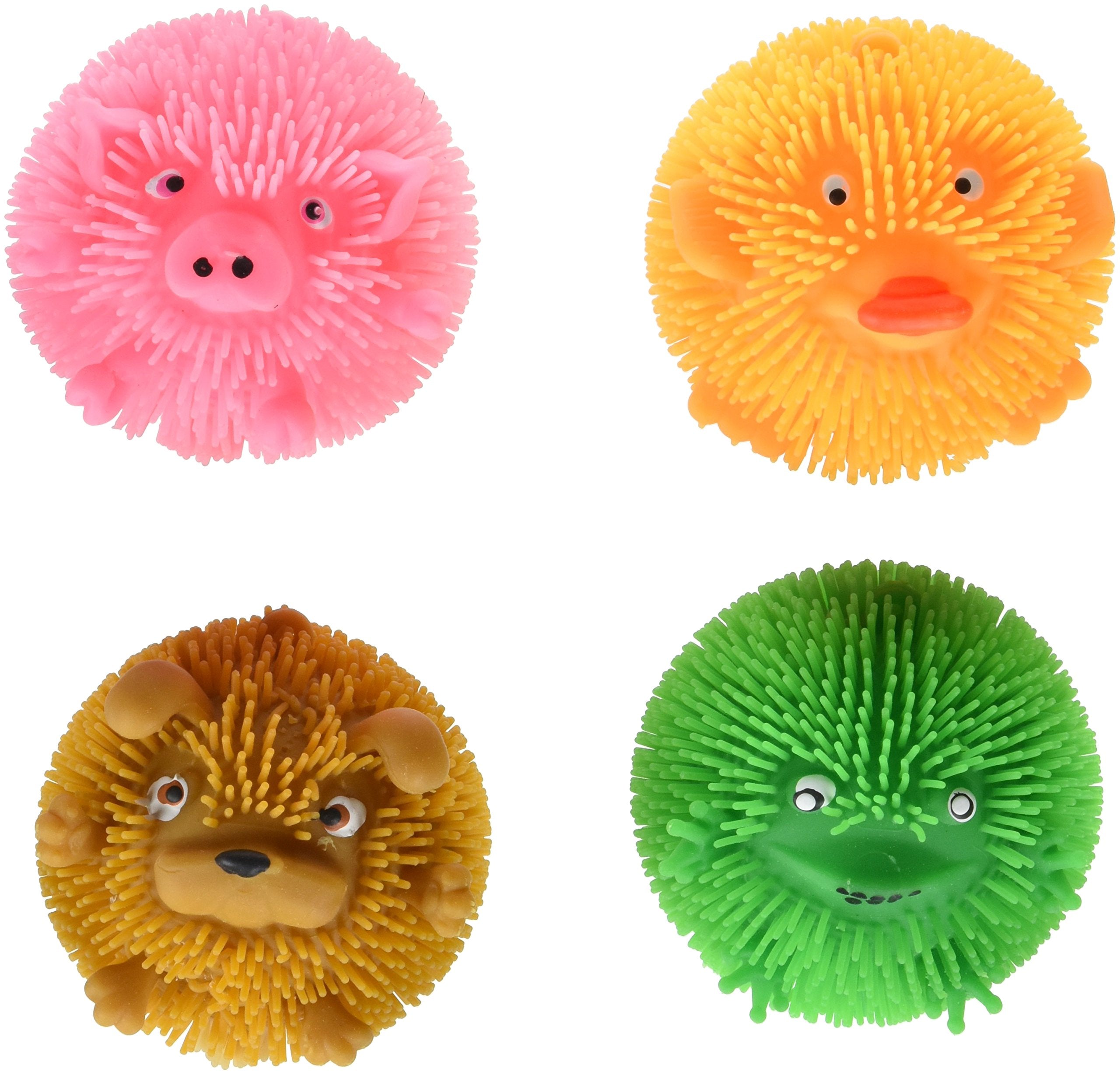 Rhode Island Novelty Squishy Farm Critters - Box of 12 Animals