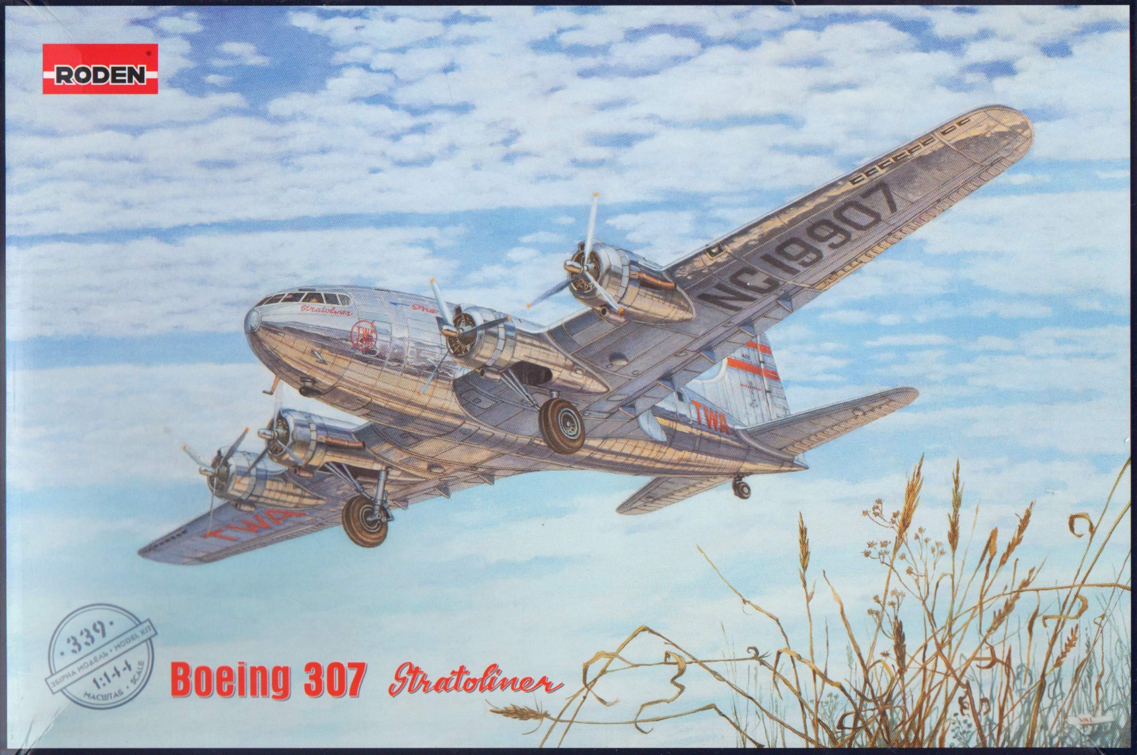 ROD339 1:144 Roden Boeing 307 Stratoliner [Kit de construction de maquettes]