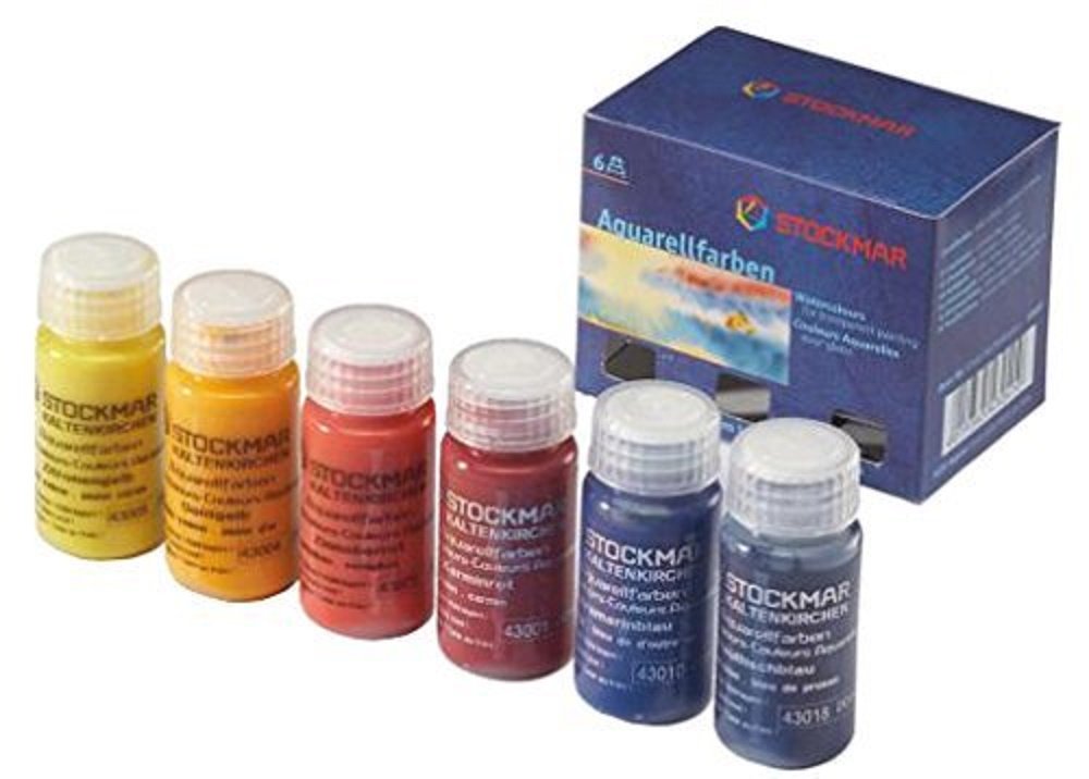 Stockmar Watercolor Paint Basic Assortment - 6 Colors