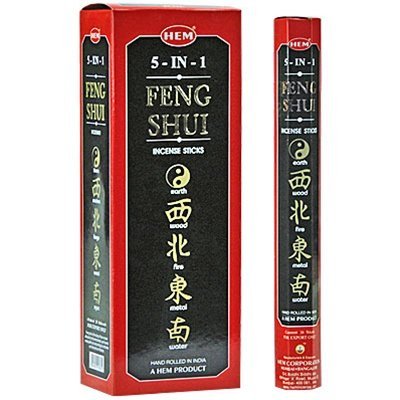 Hem Feng Shui 5-in-1 Incense, 120 Stick Box