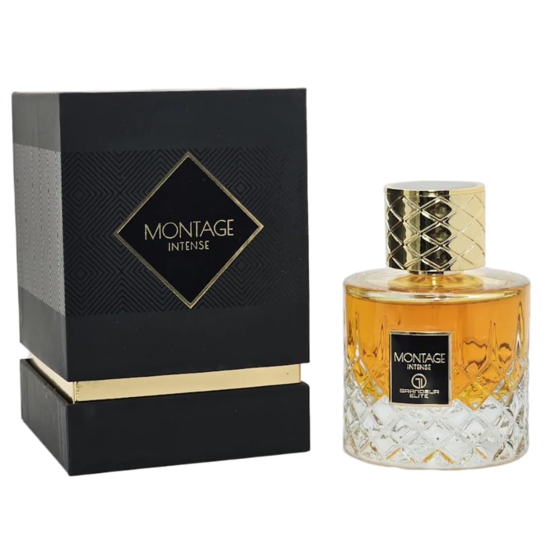 Grandeur Montage Intense Eau de Parfum Spray for Unisex, 3.4 Fl Oz (100 ml)