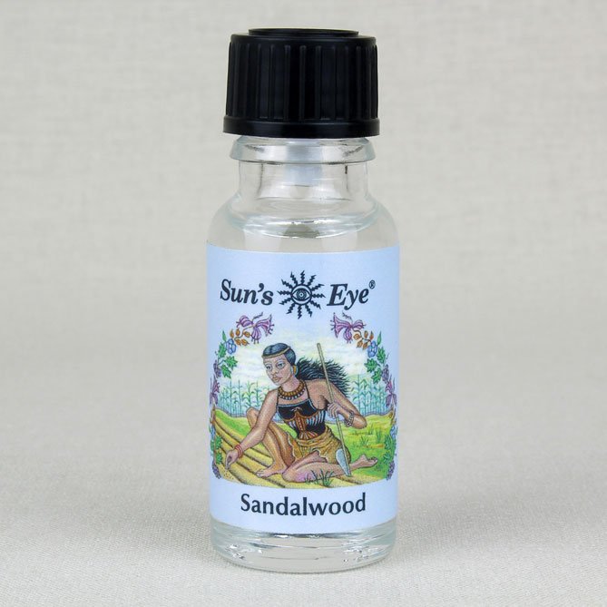 Sandalwood - Sun's Eye Pure Oils - 1/2 Ounce Bottle