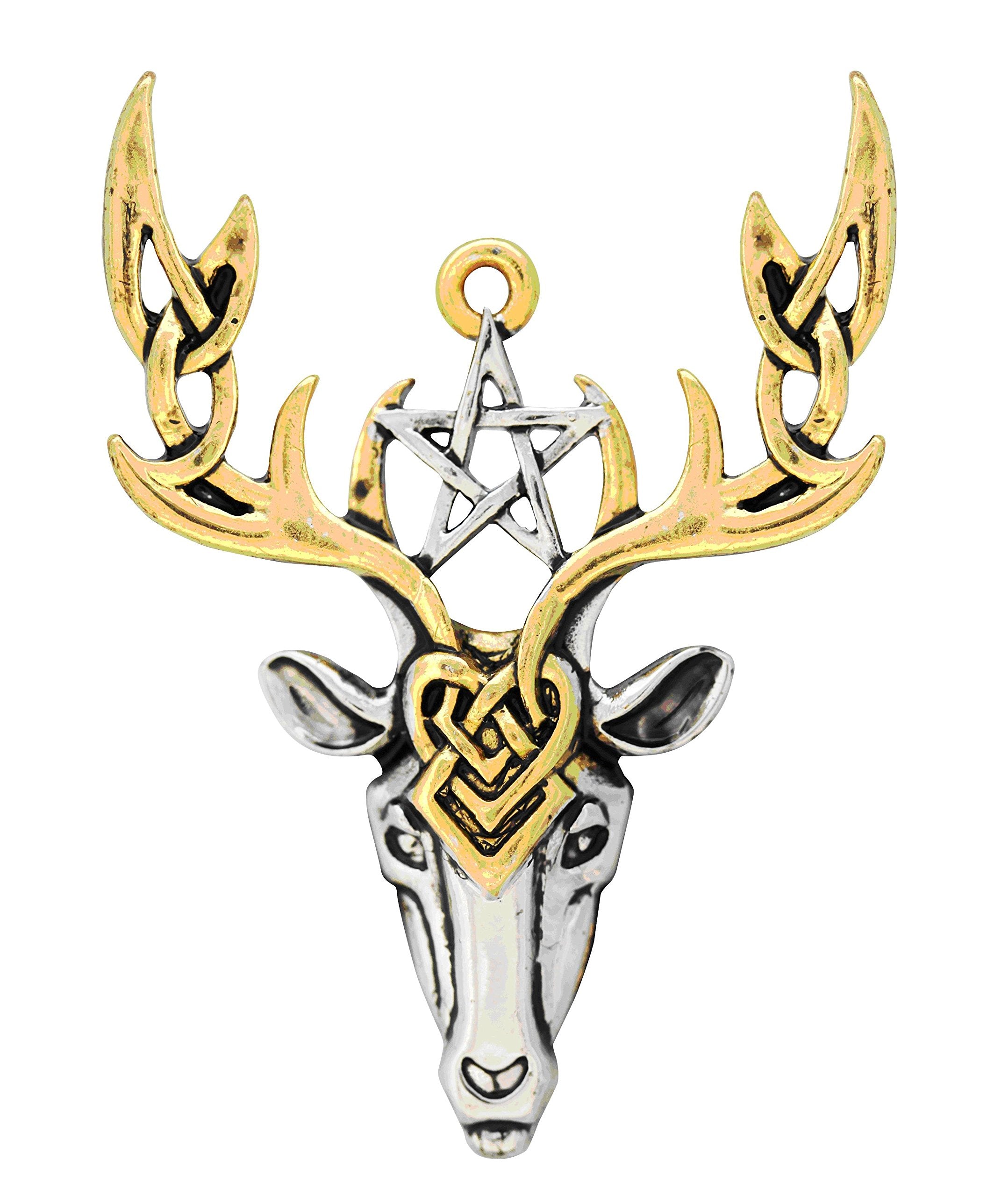 Eastgate Resource Beltane Stag for Fertile Energy Charm Pendant