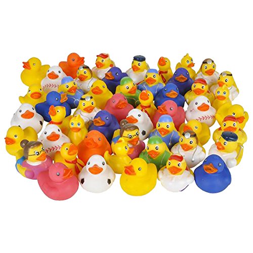 Assortiment de canards en caoutchouc Rhode Island Novelty de 2 pouces, 50 pièces par commande