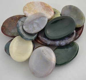 Jasper Worry Stone - Various Colors & Patterns