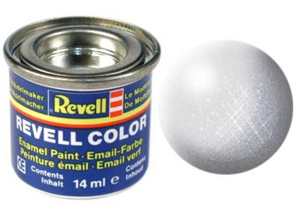 Peinture métallisée aluminium Revell Enamels 14 ml