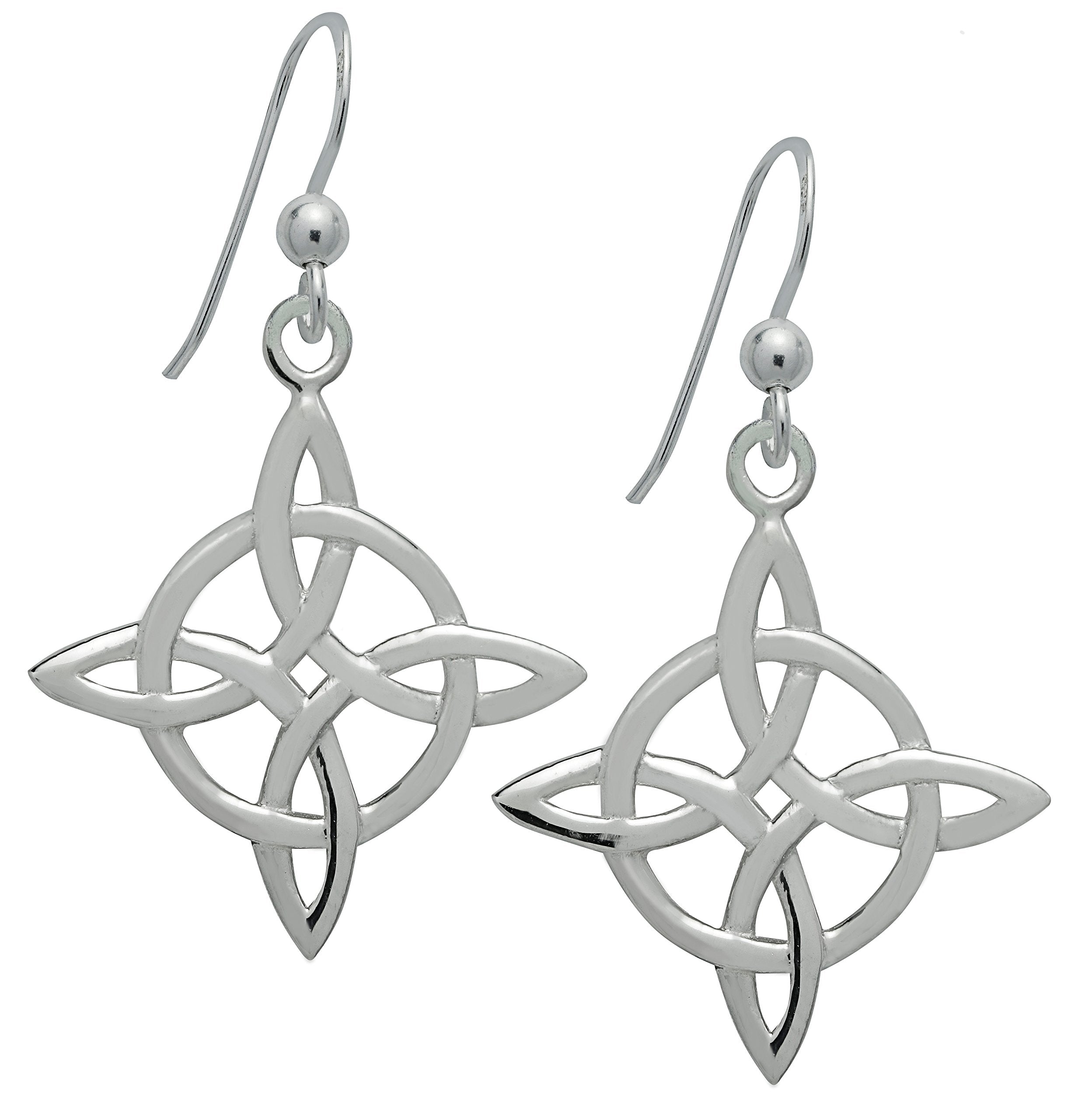 Starlinks Silver Celtic Good Luck Earrings