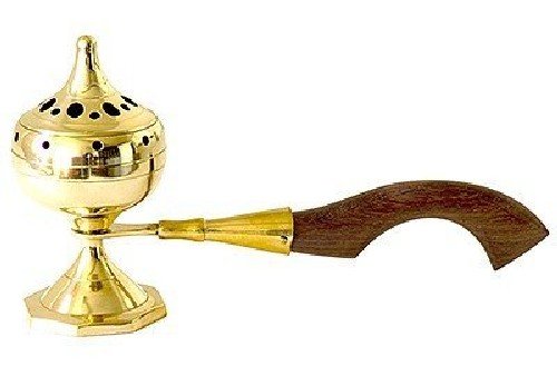 Accessories - Brass Burners Incense Burner with Wood Handle