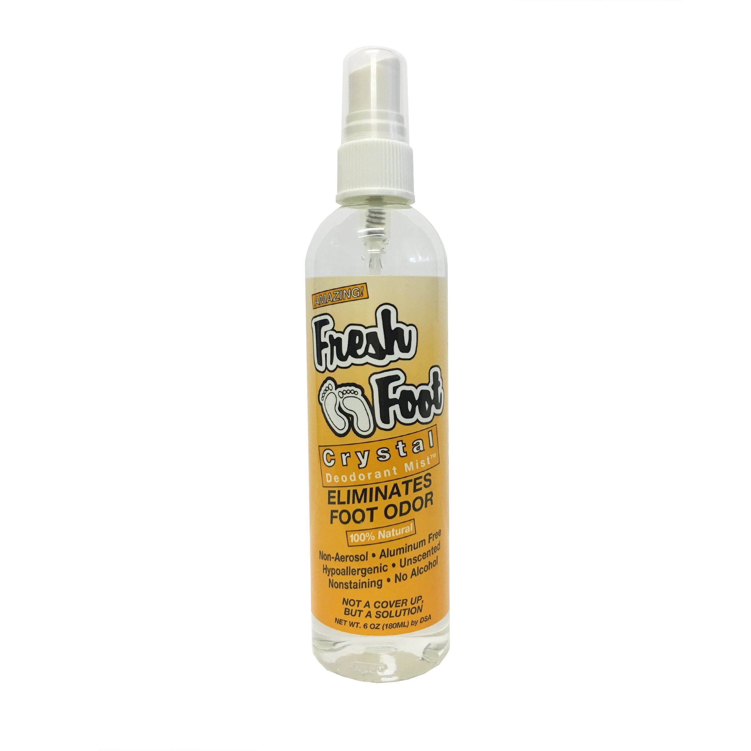 Thai Deodorant Stone Fresh Foot Crystal Deodorant Mist, 6 Oz