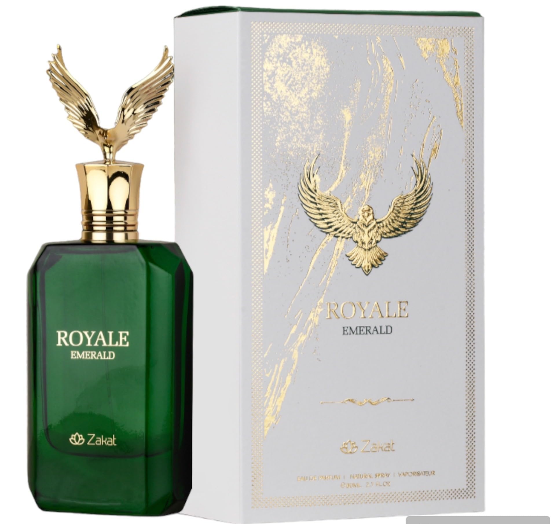 Zakat Royale Émeraude Eau de Parfum Spray 2.7 Fl Oz (80 ml)