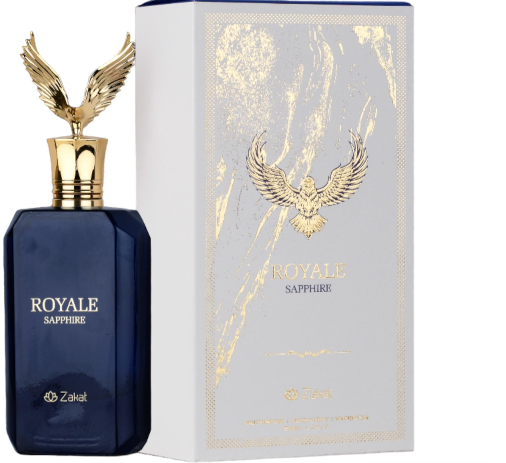 Zakat Royale Saphir Eau de Parfum Spray 2.7 Fl Oz (80 ml)