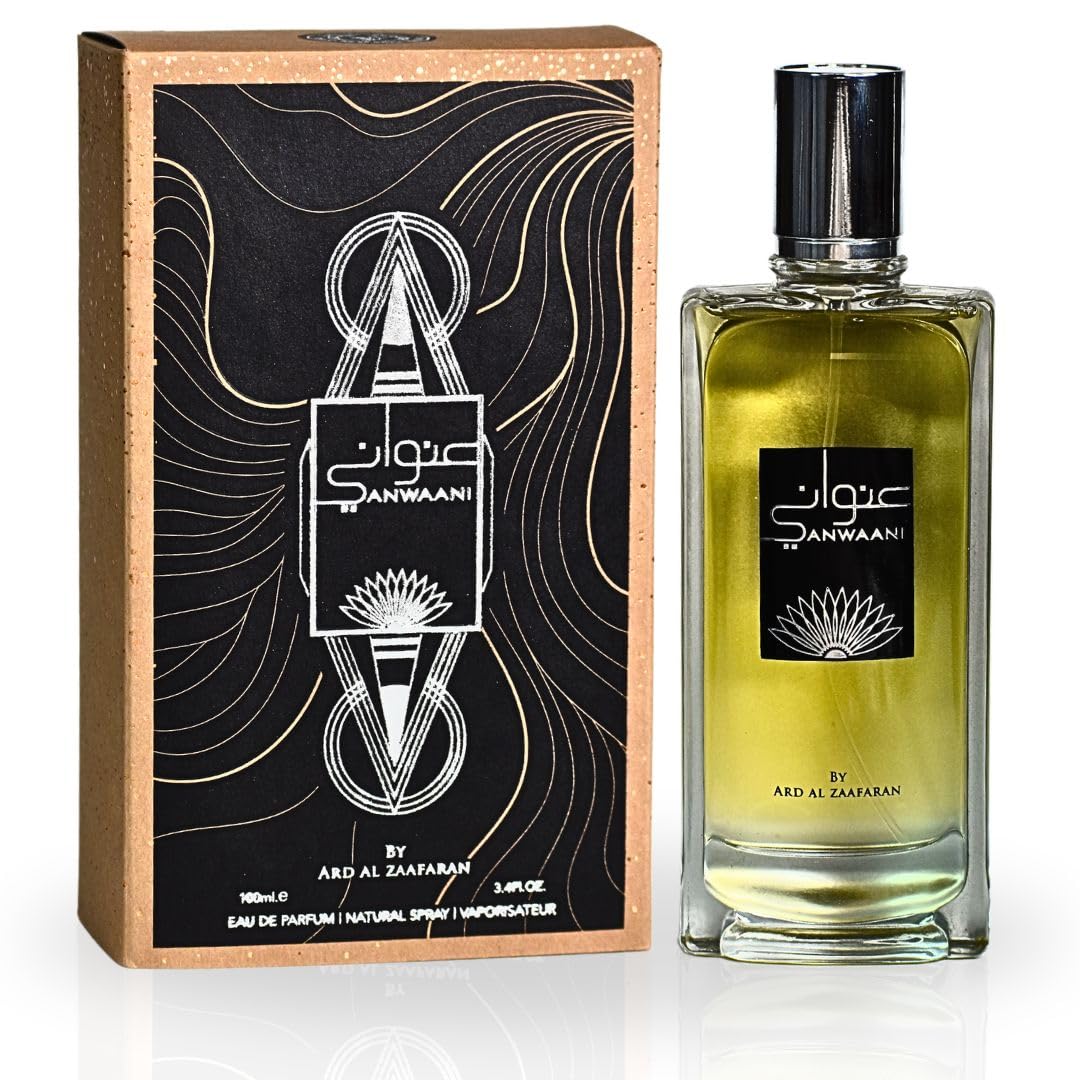 Ard Al Zaafaran Anwaani Eau de Parfum Spray for Unisex, 3.4 Fl Oz (100 ml)