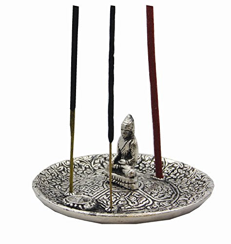 Tibetan Buddha Aluminum Incense Burner