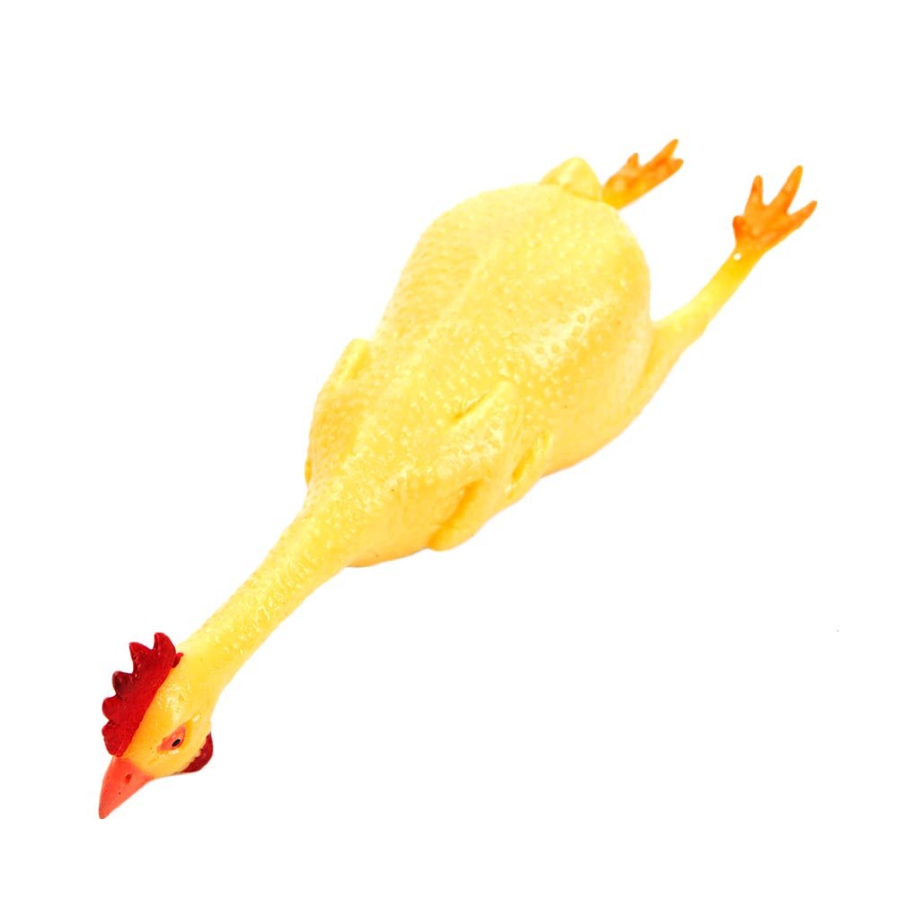 Rhode Island Novelty 8" Rubber Stretch Chicken (1 Pack)