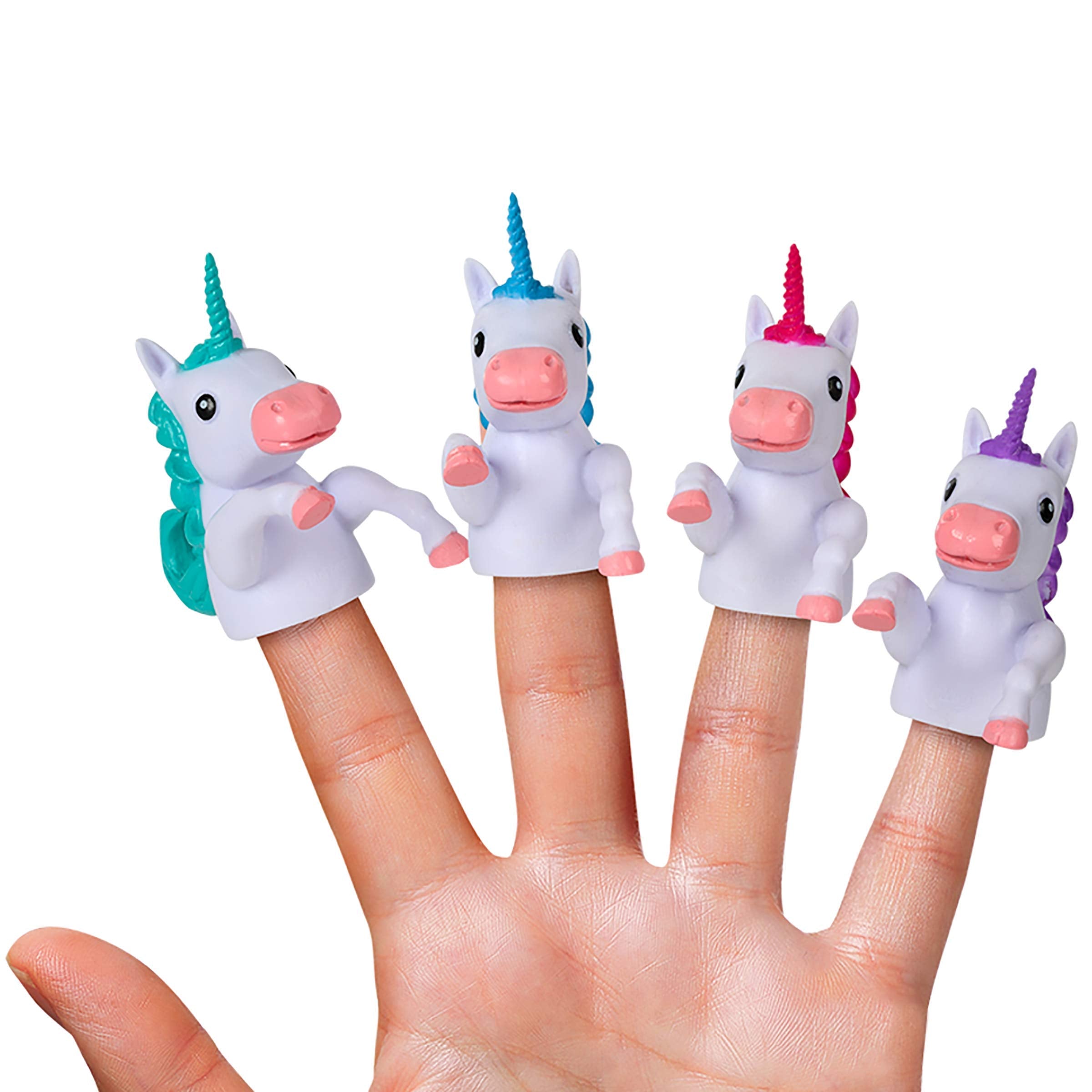 Mcphee Archie Finger Unicorns - 4 Piece Finger Puppets Set