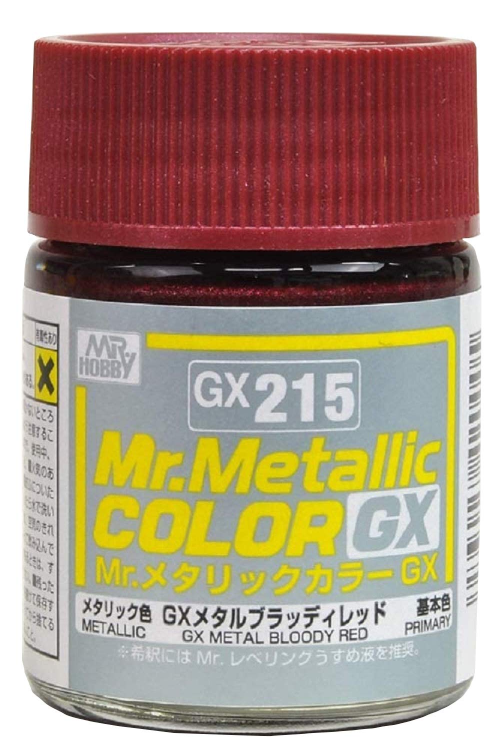 GX215 Metallic Bloody Red 18ml GSI Mr Color GX