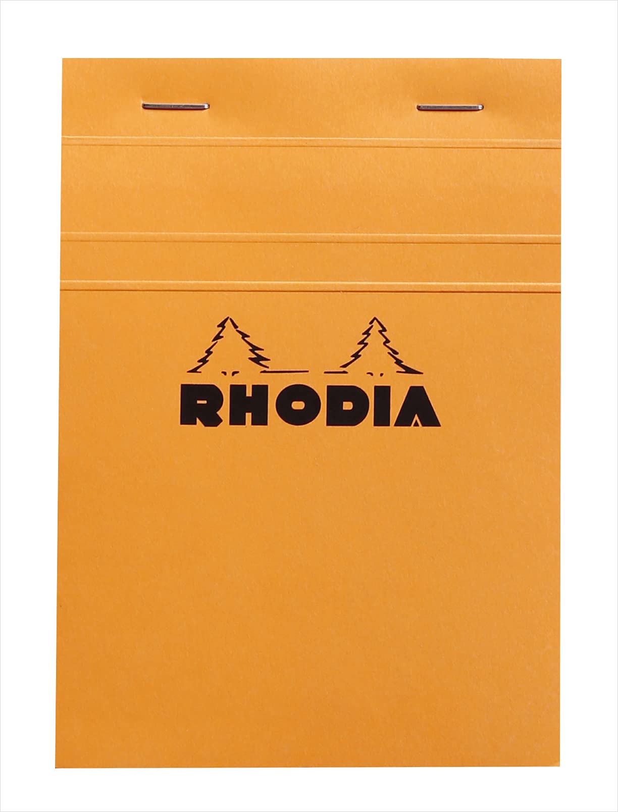 Rhodia Staplebound Notepad - Graph 80 sheets - 4 x 6 - Orange cover