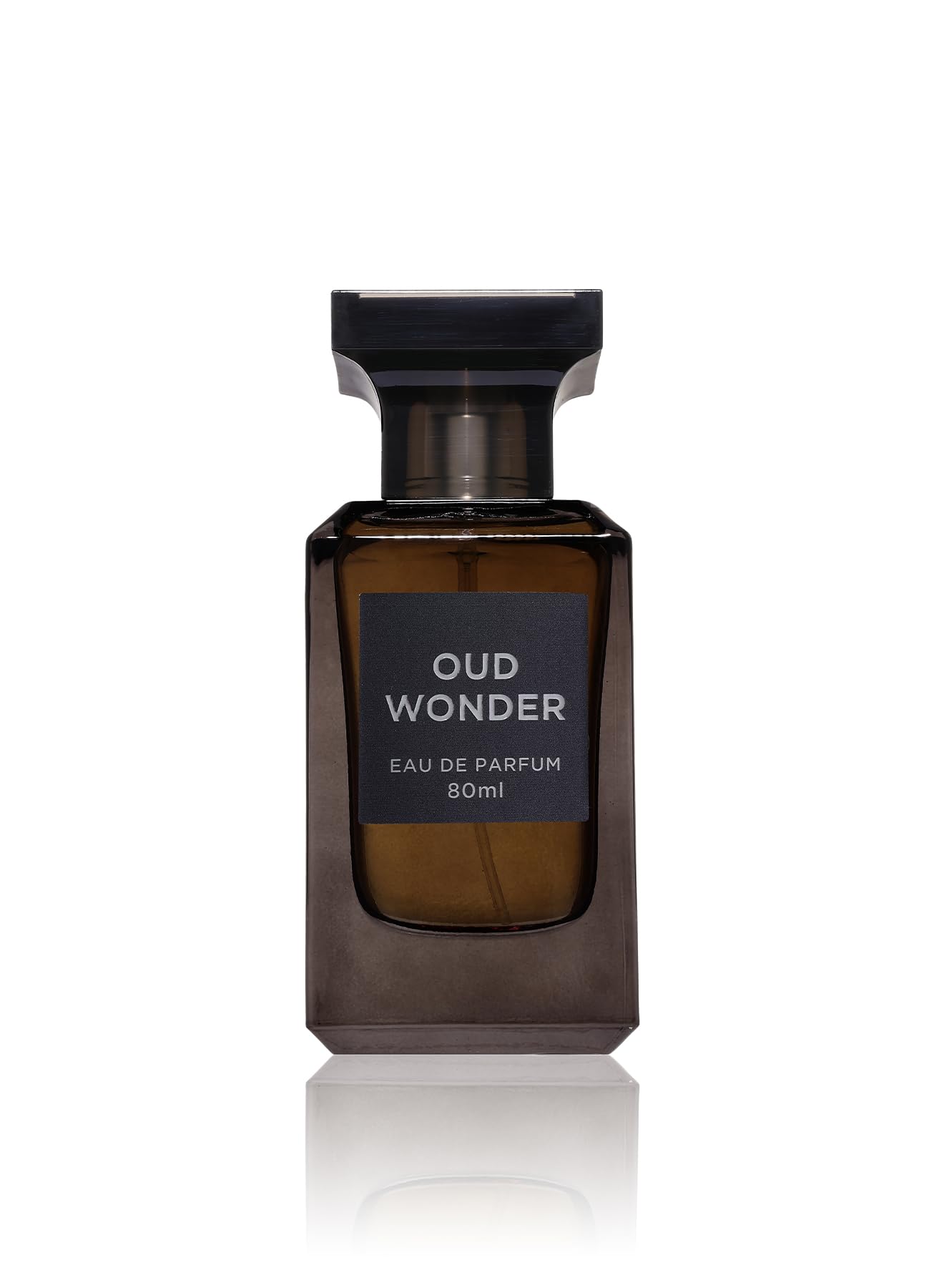 Fragrance World Oud Wonder Eau de Parfum Spray for Men, 2.7 Fl Oz (80 ml)