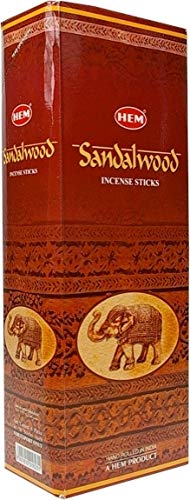 Hem Sandal (Sandalwood) Incense, 120 Stick Box