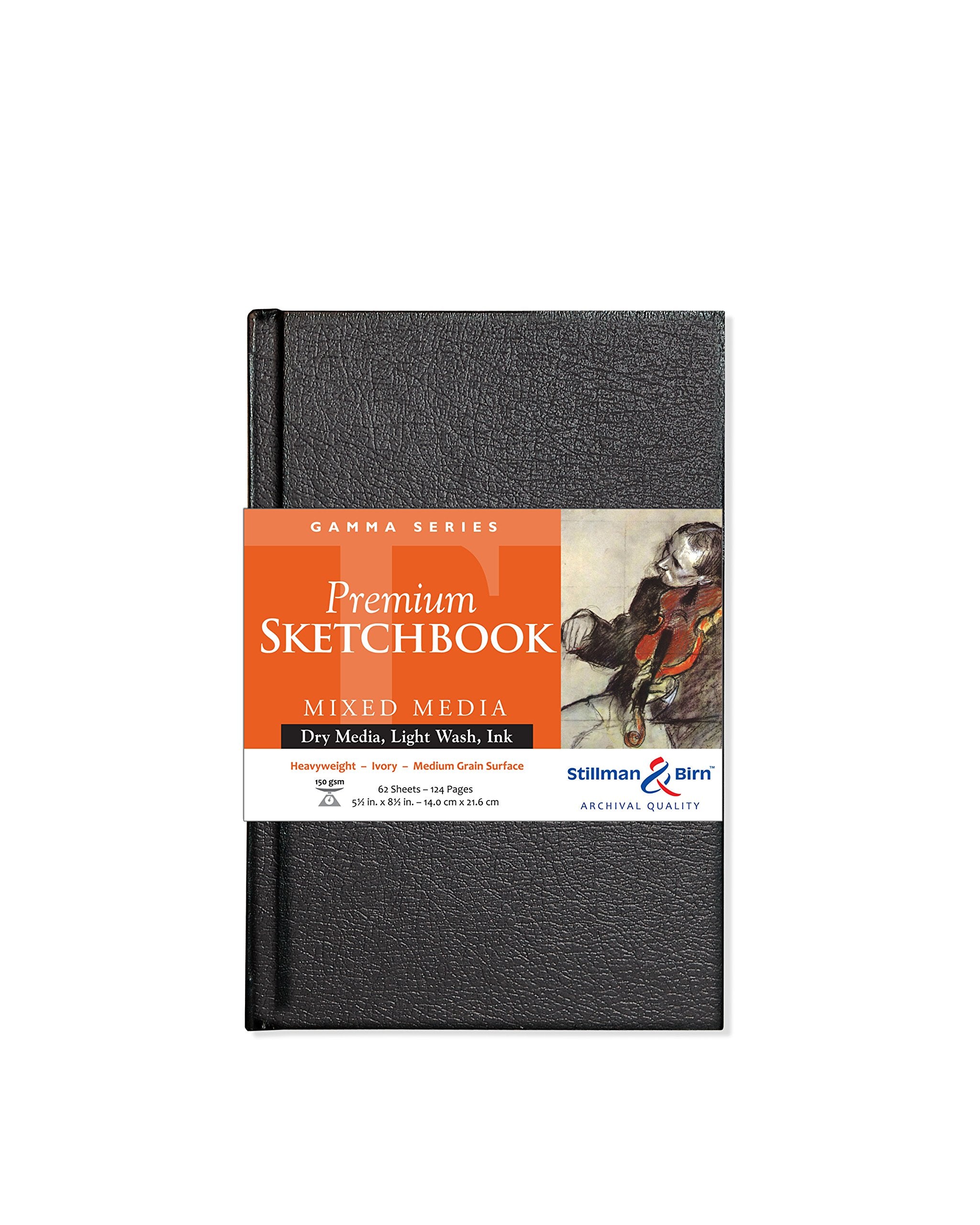 Stillman & Birn Gamma Series - Hardbound Sketchbook - Portrait 5 x 8 - 150gsm Ivory Paper