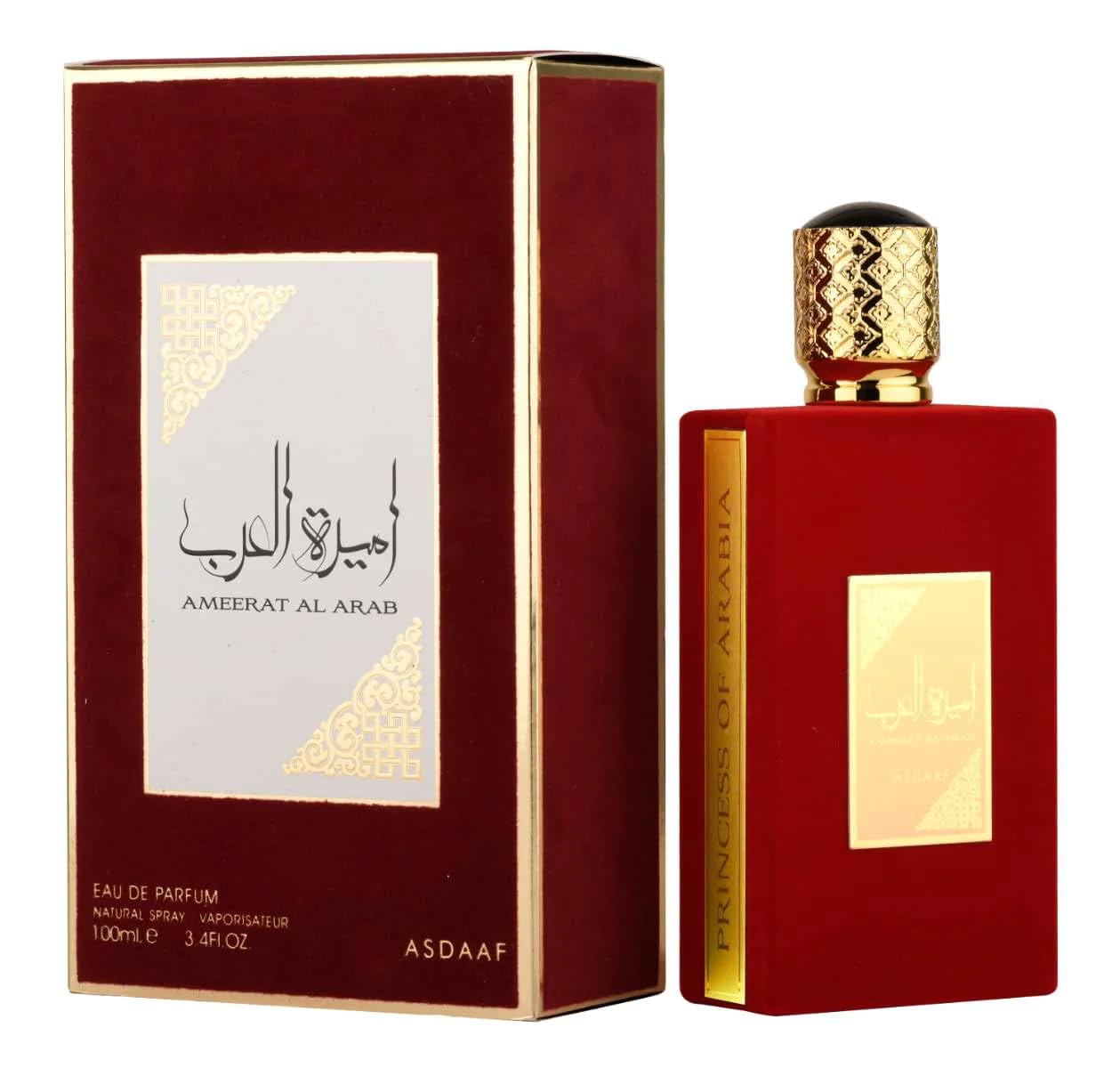 Asdaaf Ameerat Al Arab Eau de Parfum Spray for Women 3.4 Fl Oz (100 ml)