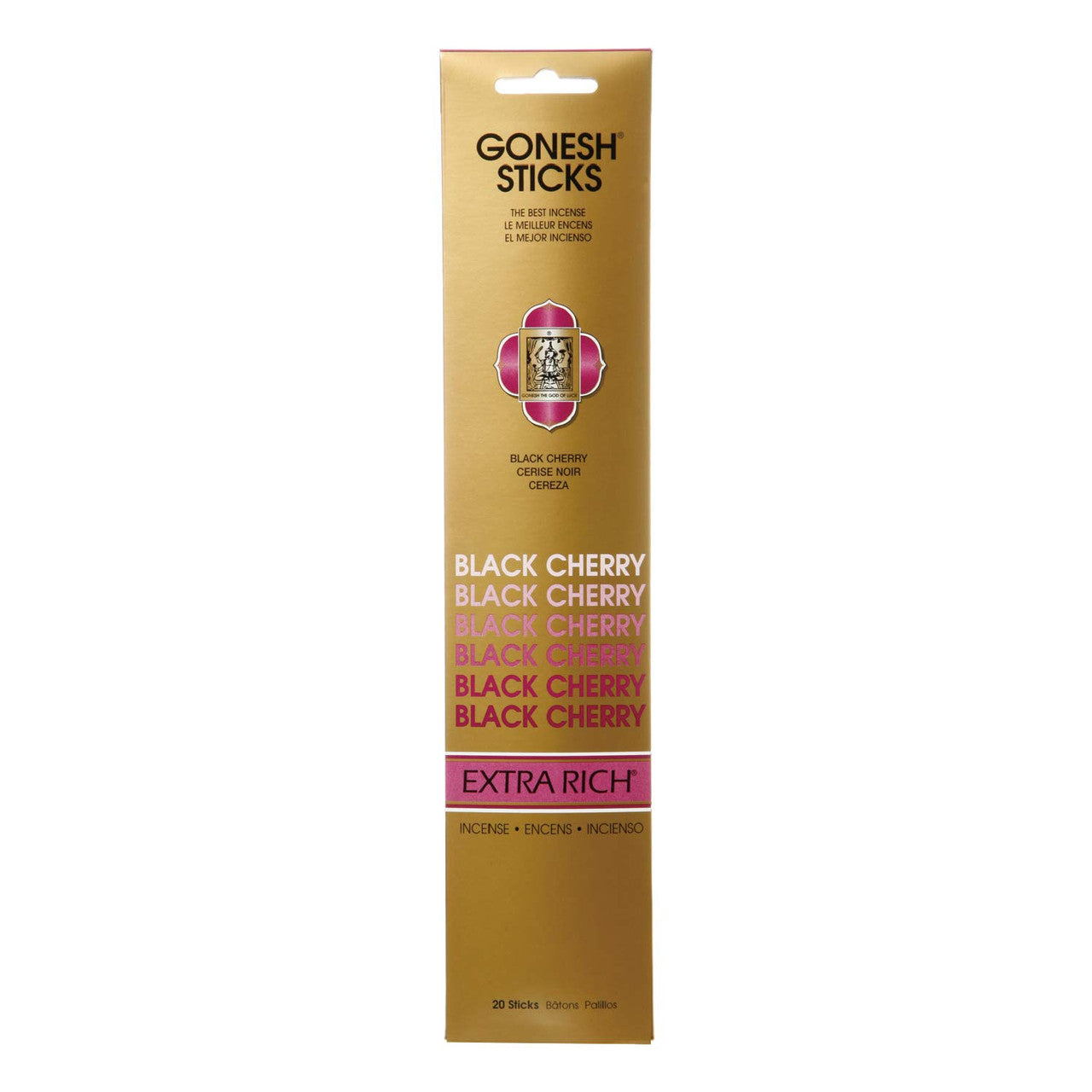 Gonesh Extra Rich Black Cherry Incense 20 Sticks