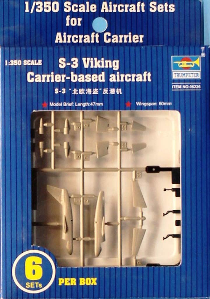 Trumpeter 1:350 S-3 Viking Carrier Based Aircraft 6pcs per Box Detail Set #06226