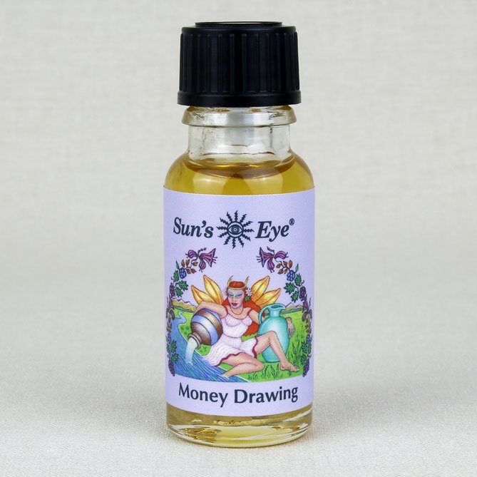 Money Drawing - Sun's Eye Mystic Blends Oils - 1/2 Ounce Bottle