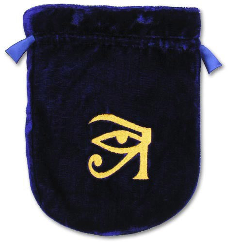 Eastgate Resource Blue Velvet Eye of Horus Tarot Bag