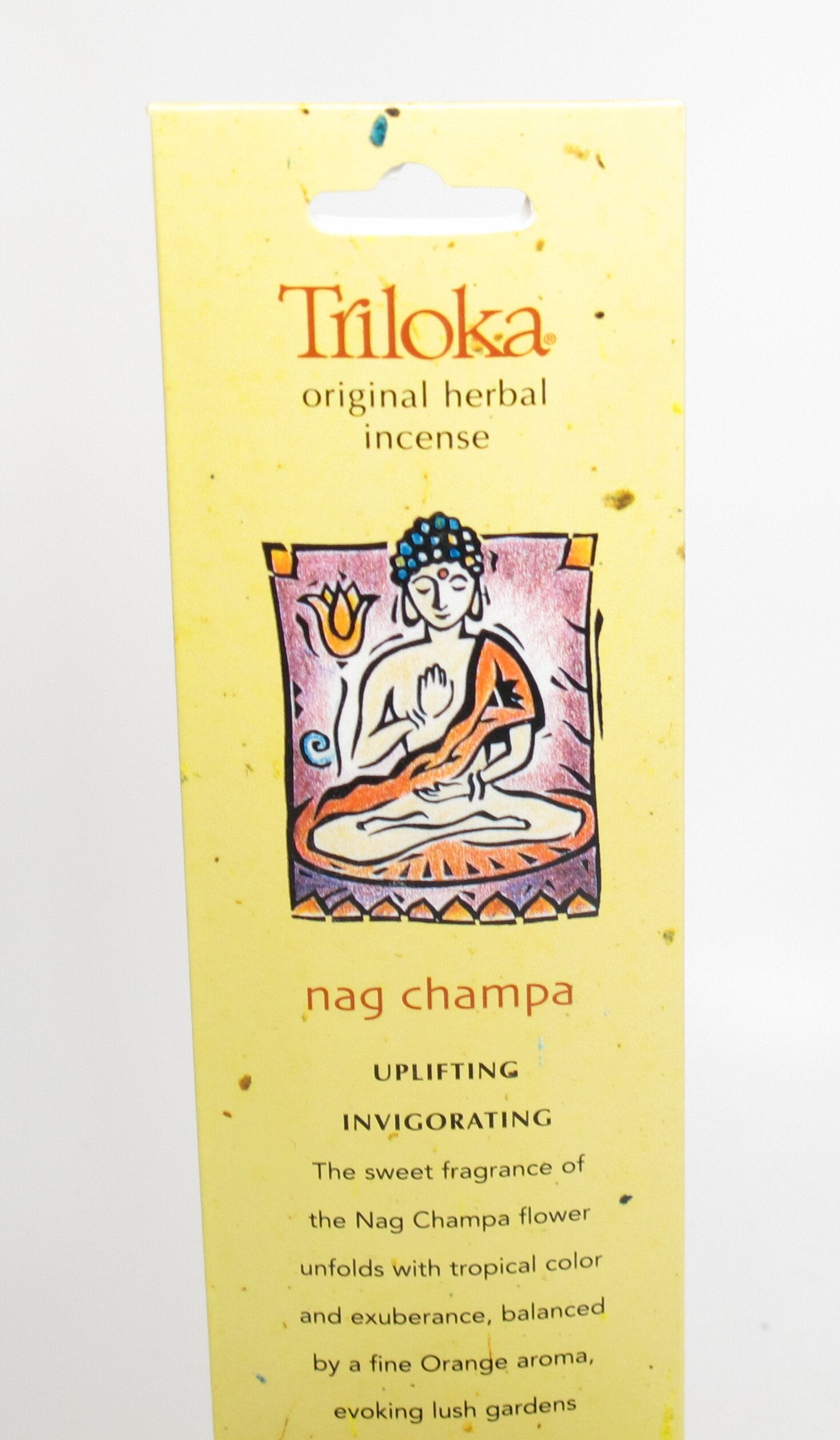 Triloka Herbal Incense Sticks, 10 sticks, Nag Champa