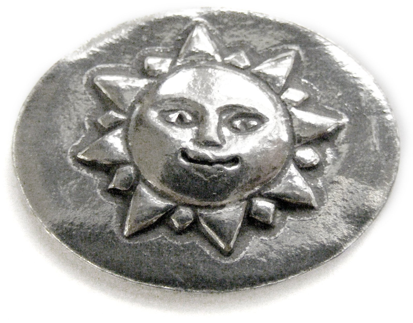 Basic Spirit Sun/Gratitude Pocket Token (Coin) Handcrafted Pewter Home Lead-Free CN-22