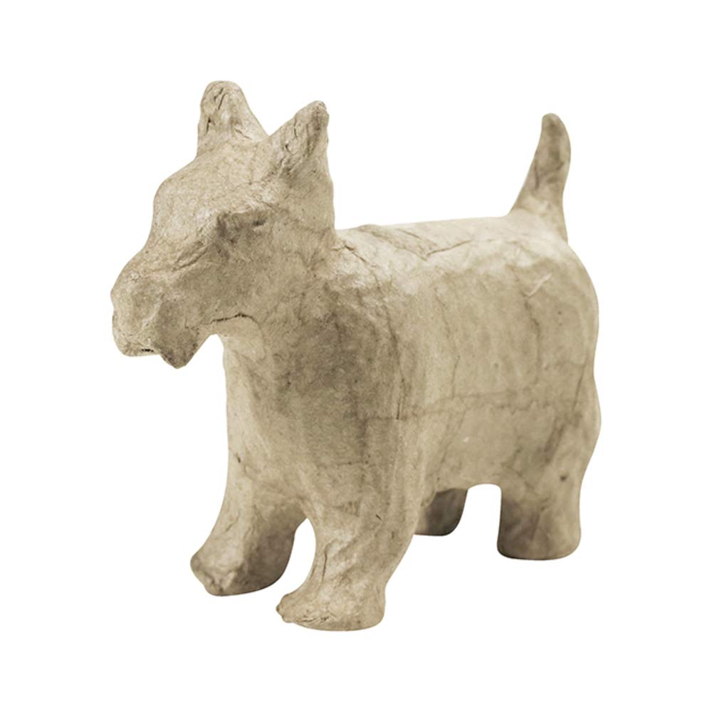 Decopatch Papier-Mache Small Animal Figurines - 4 1/2 to 5" - Dog