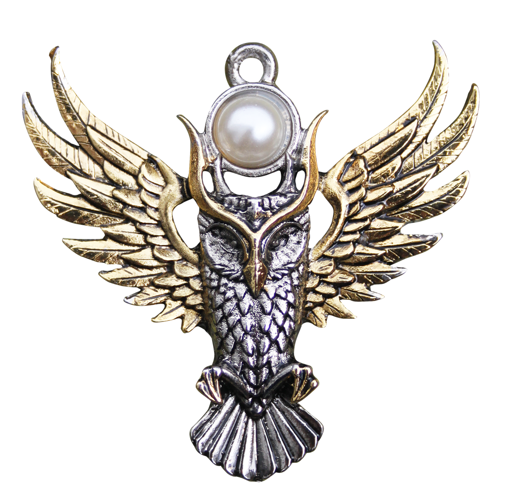 Eastgate Resource Owl of Athena For Magickal Wisdom Pendant by Briar