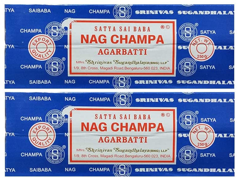 Satya Sai Baba Nag Champa 250 gram, 2 Pack