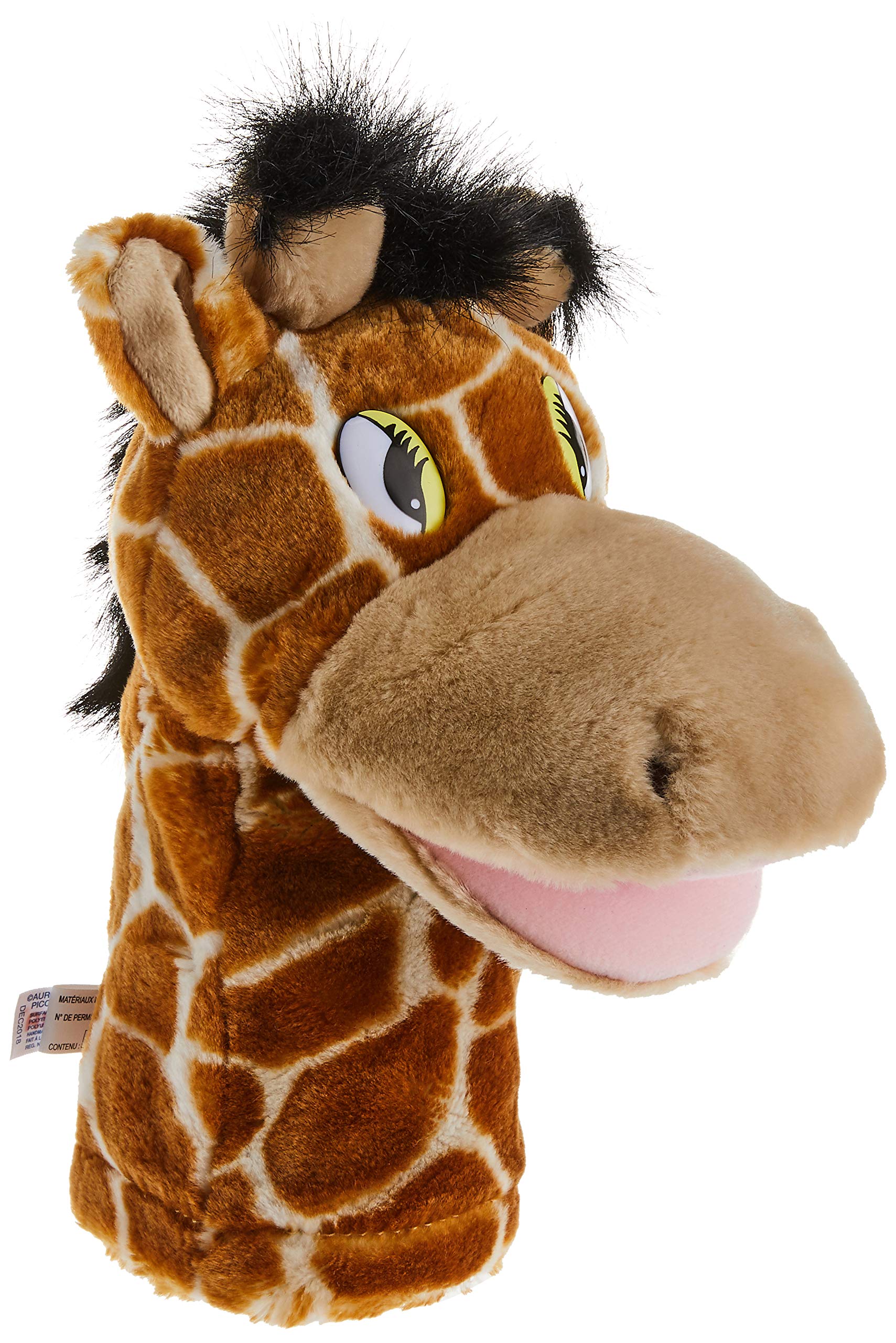 Aurora World Jolie Giraffe Plush Hand Puppet, 10"