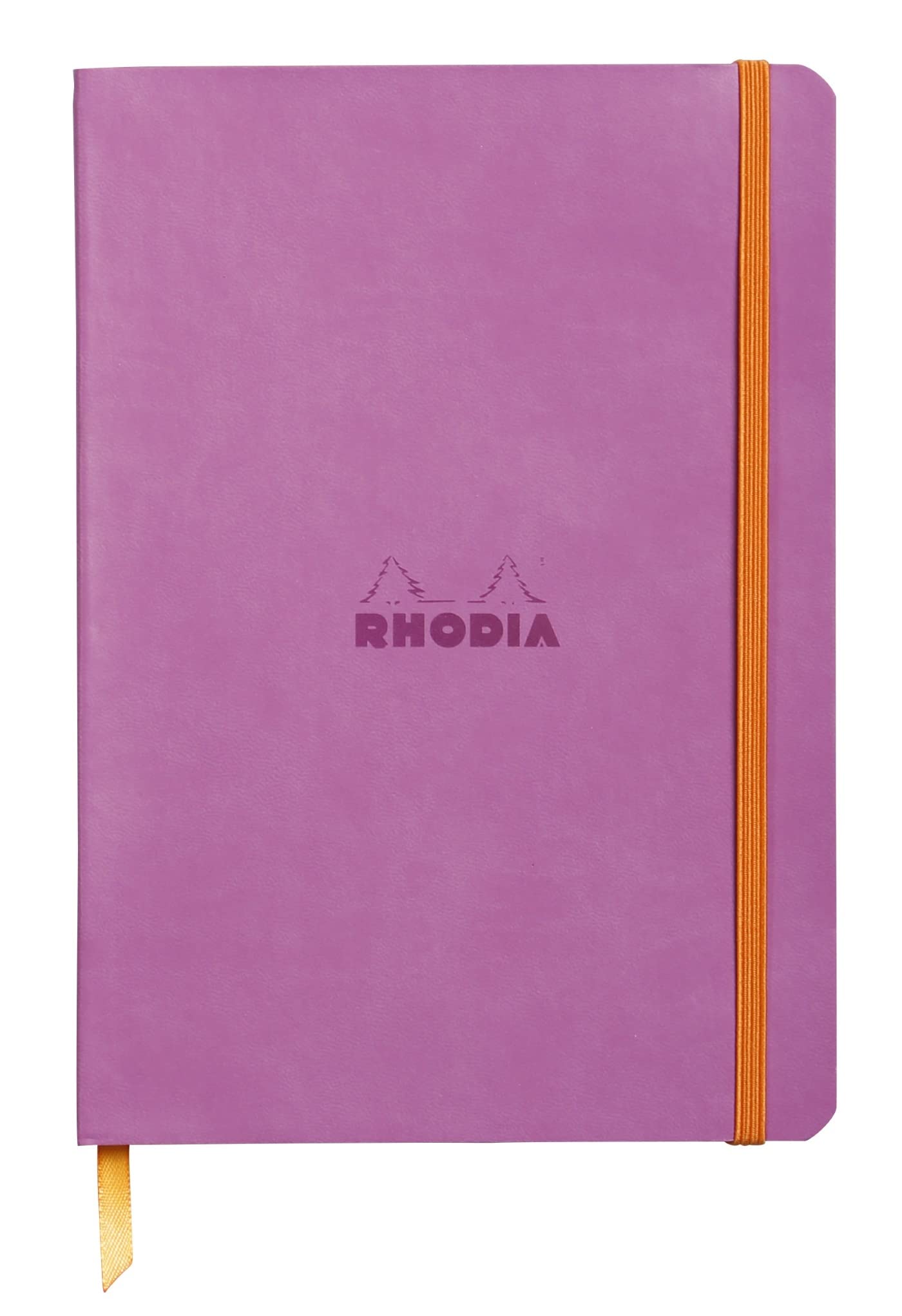 Journal à couverture souple ligné Rhodia Rama 6 x 8 1/4 lilas (117411C)