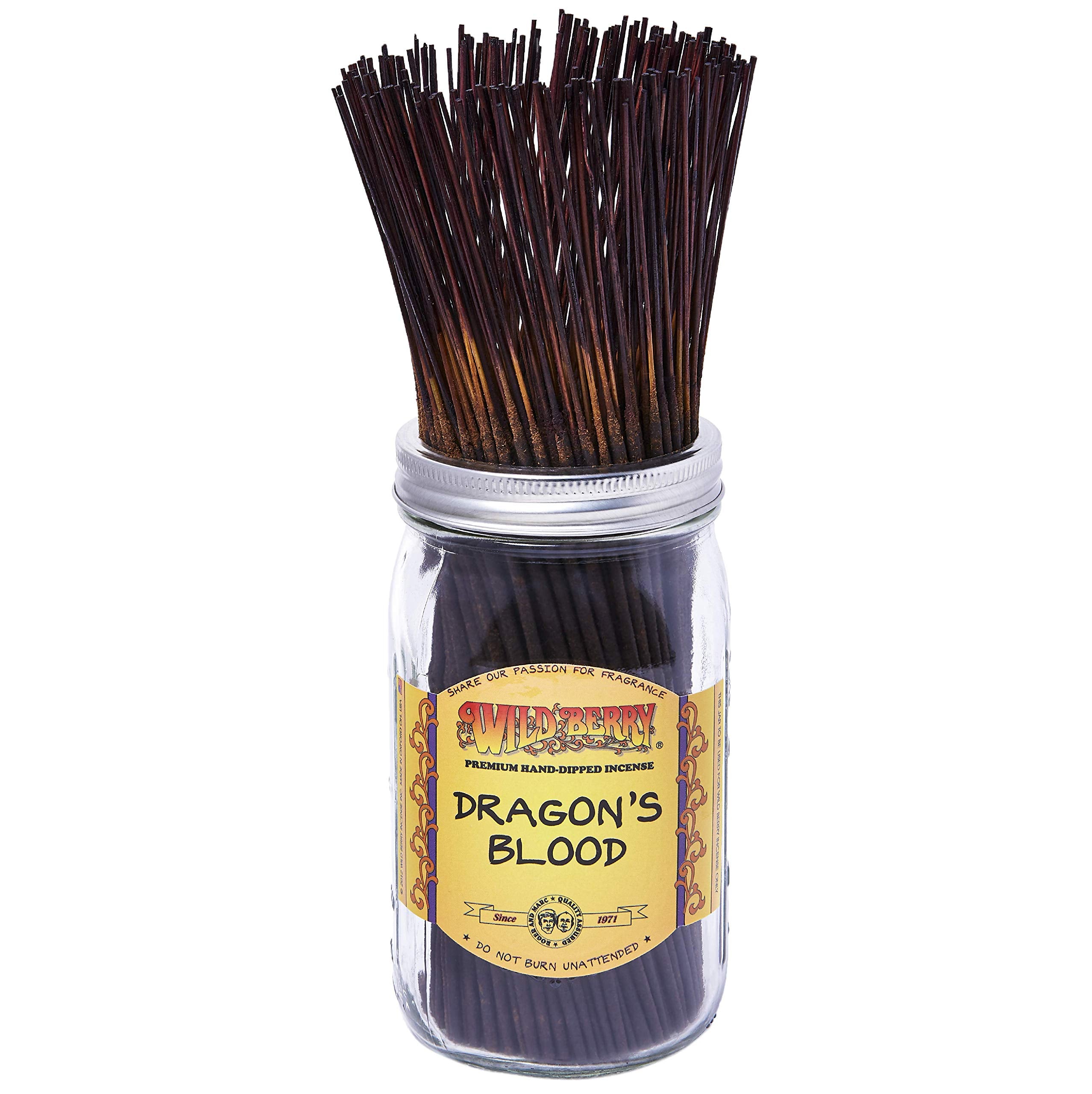 Wildberry Incense Sticks, 100 Sticks - Dragons Blood