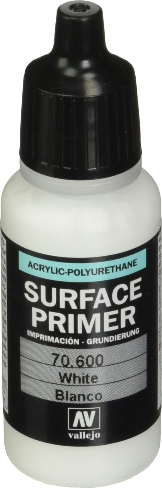 Vallejo Polyuréthane acrylique, 17 ml, apprêt blanc