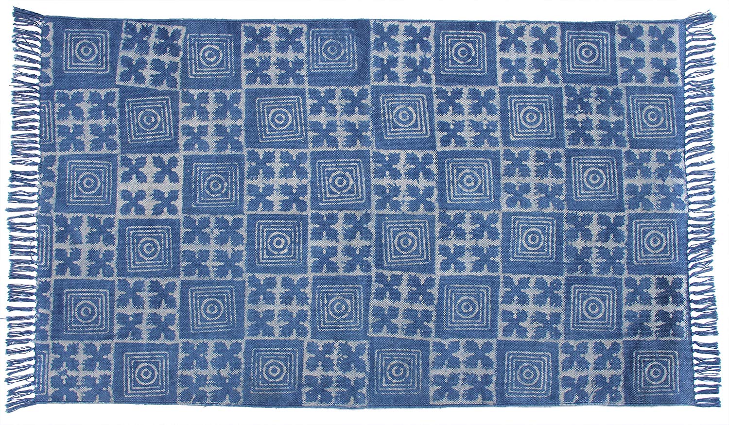 Jaipur Handloom Indian Handmade, Carpet Runner Rug, 4 X 6 ft (120 X 180 cm)