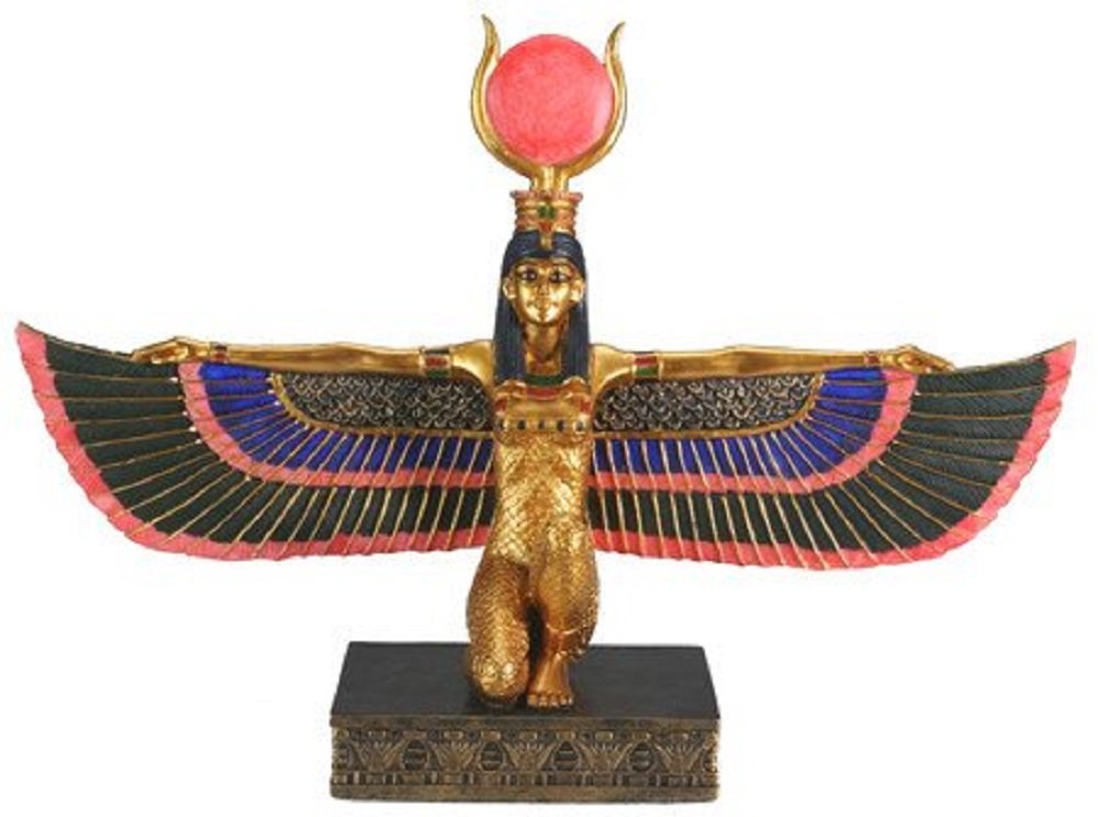 SUMMIT COLLECTION Ancient Egyptian Goddess Isis Open Wings Figurine Goddess of Magic Figurine