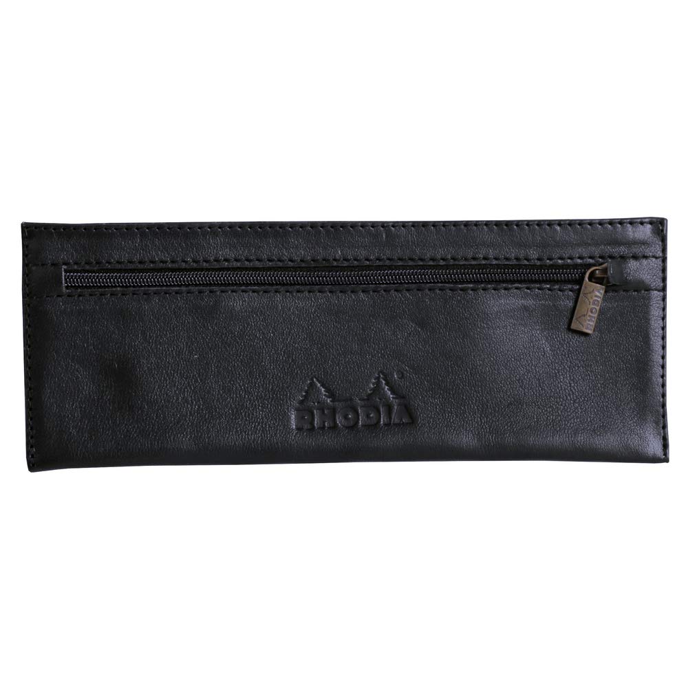 Rhodia Pencil Case - 8 11/16 x 3 3/8 - Black