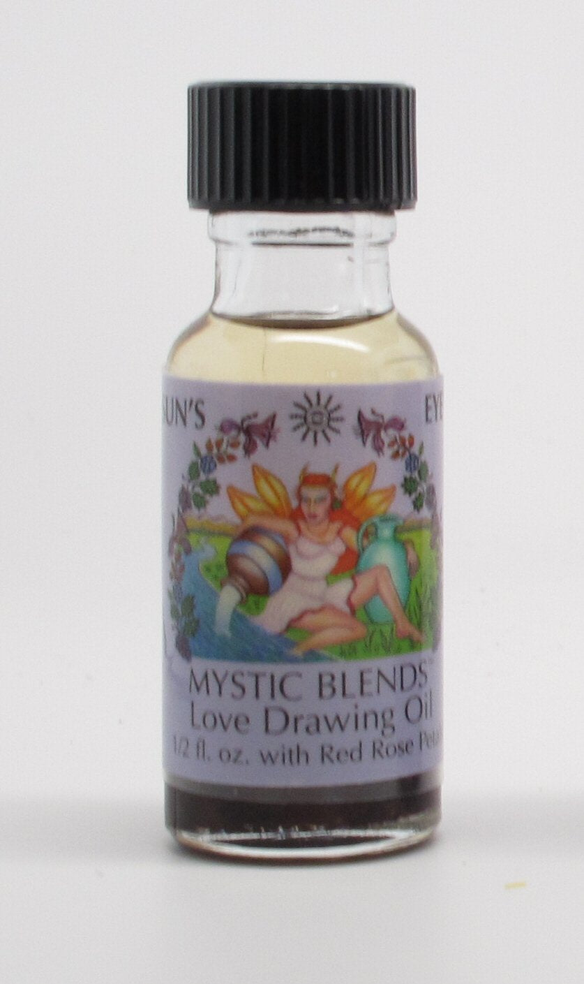 Dibujo de amor - Aceites Mystic Blends Sun's Eye - Botella de 1/2 onza