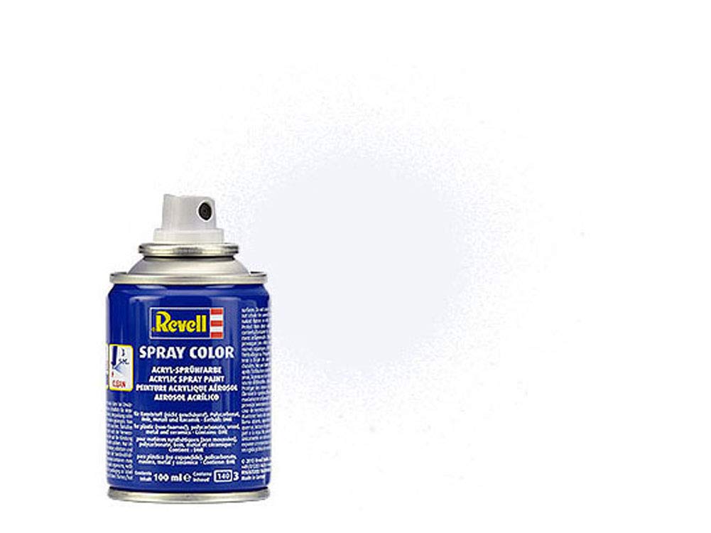 Revell 34105 White Matte Spray Colour Paint 100ml