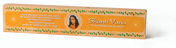 Shanti Vana Nag Champa Incense 15 Sticks