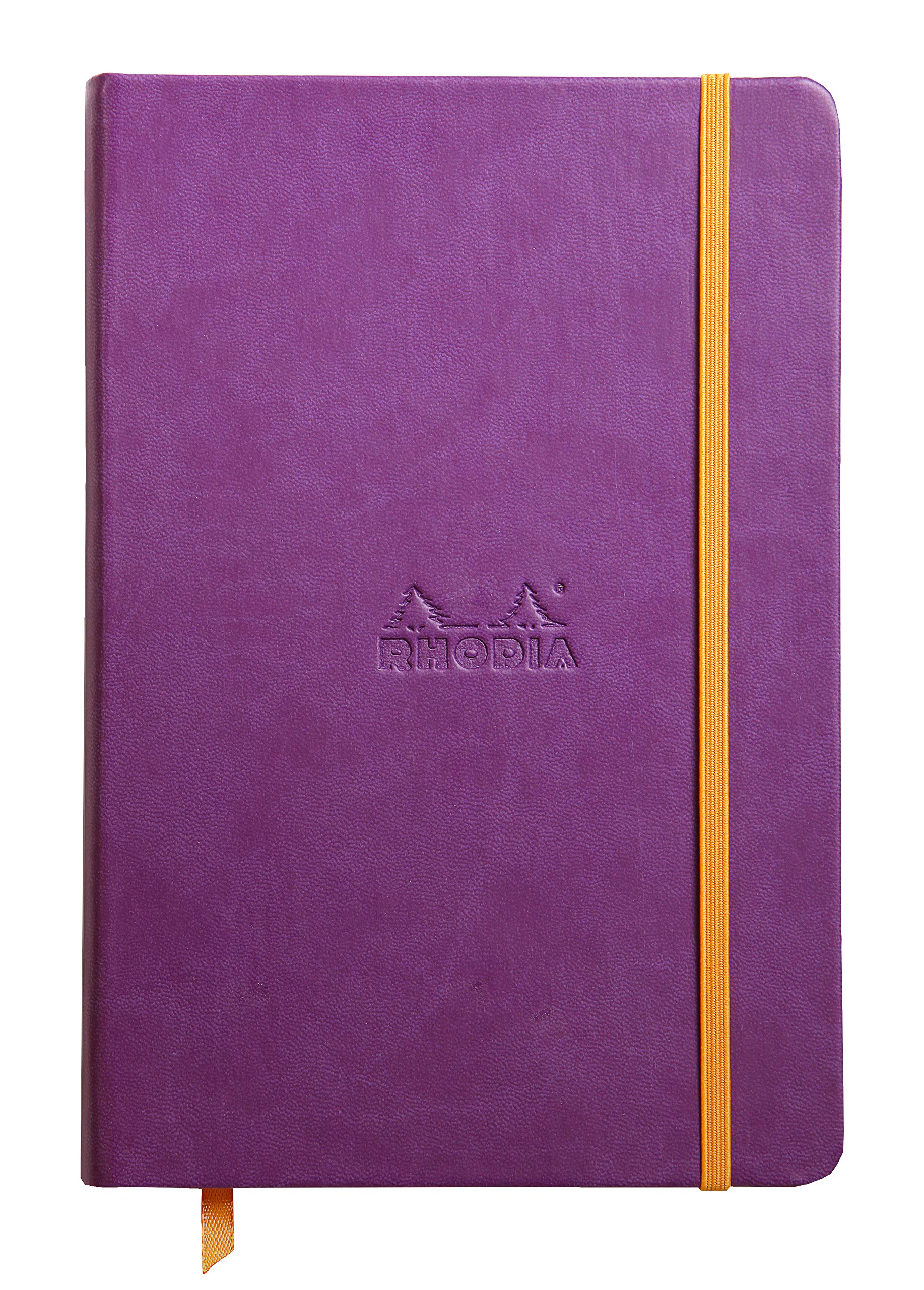 Rhodia Rhodiarama Webnotebook - Lined 96 sheets - 5 1/2 x 8 1/4 - Purple cover