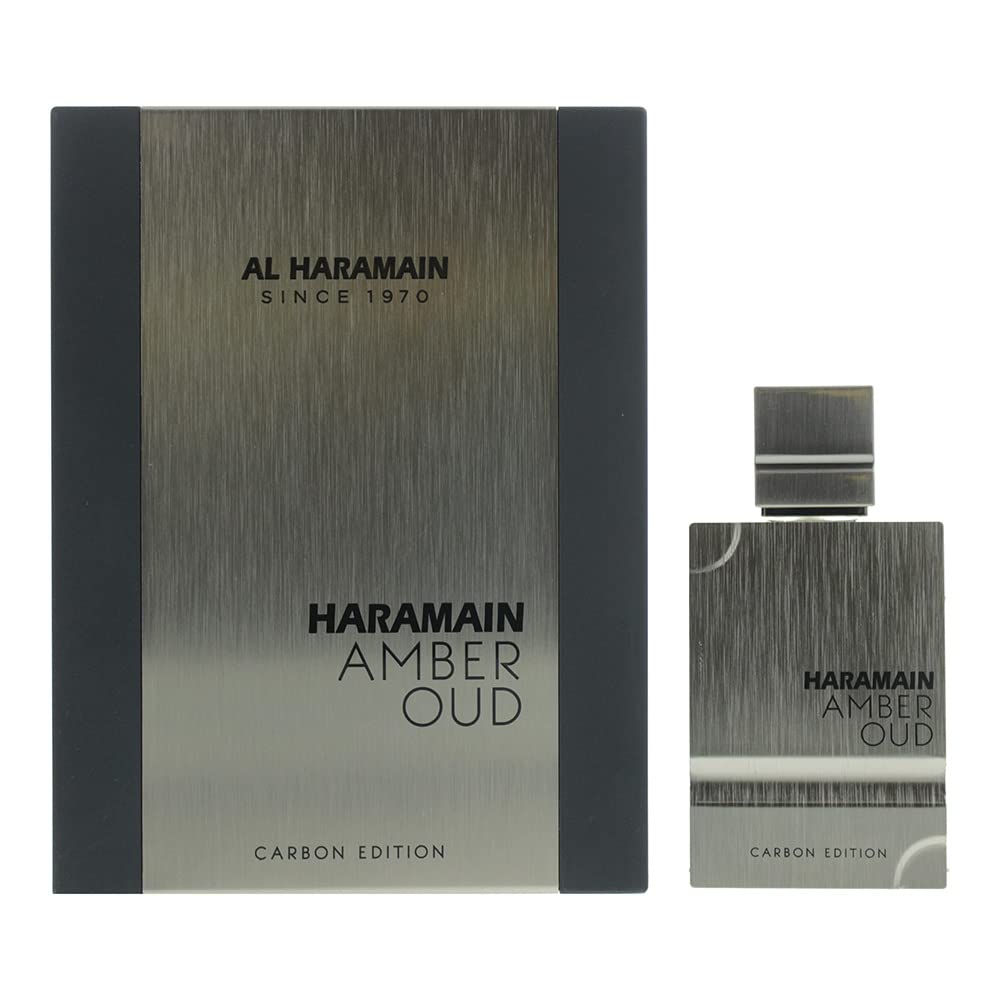 Al Haramain Amber Oud Carbon Edition for Men Eau de Parfum Spray, 2.0 Ounce