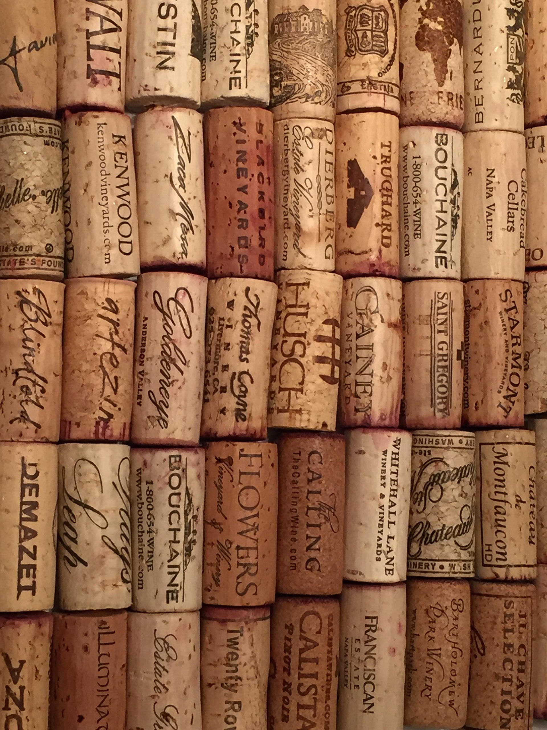 Premium Recycled Corks, Natural Wine Corks From Around the Us - 250 Count