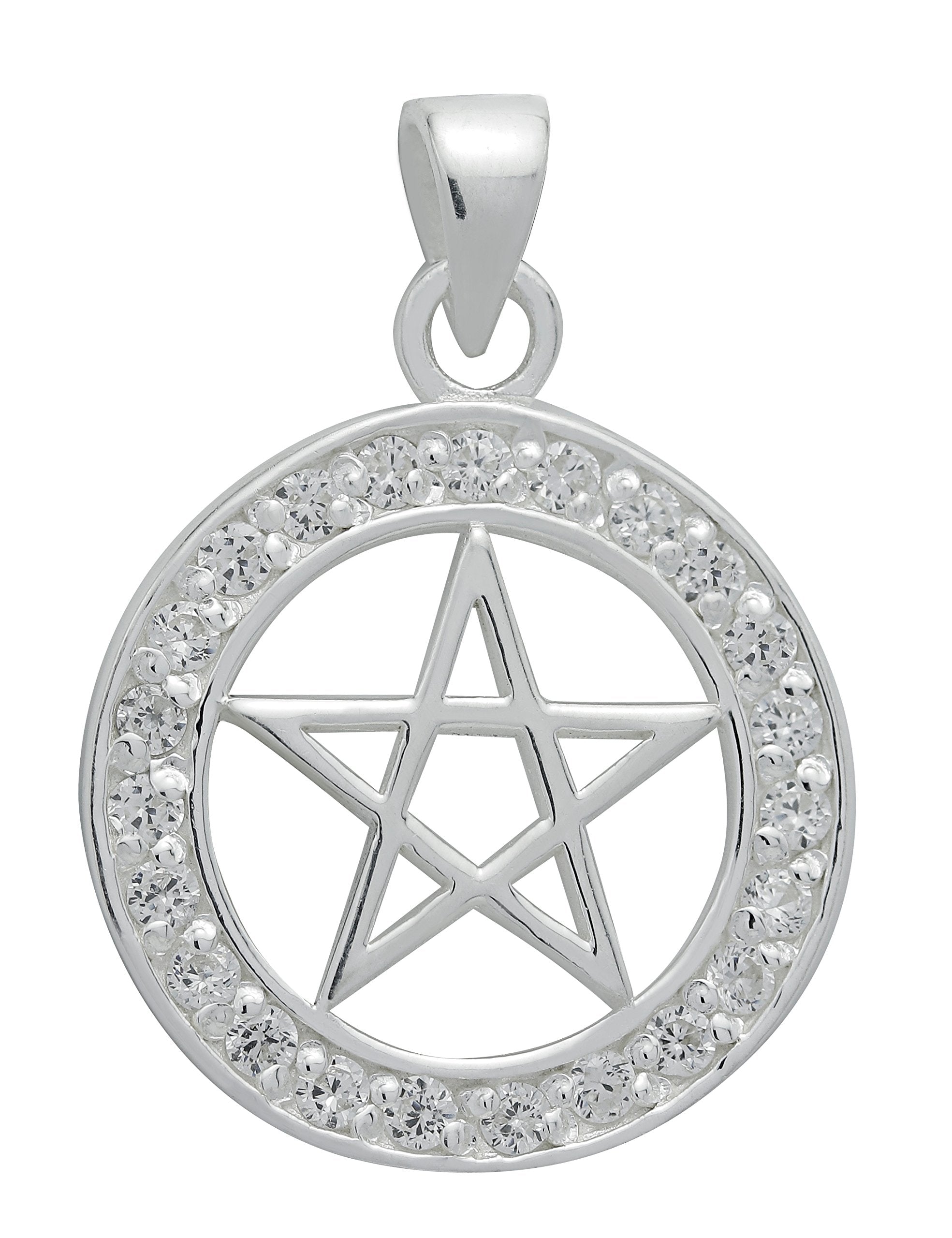 Starlinks Brilliant Silver Pentagram for Success